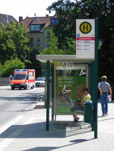 Bushaltestelle Goslarsche Straße, Foto by Bündnis 90 Die Grünen Braunschweig