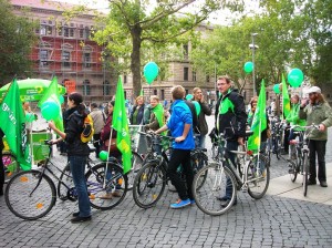 Grüne Fahrradtour durch die Braunschweiger Innenstadt 21.09.2013 (Rathausvorplatz)