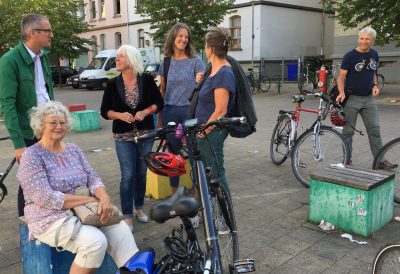 Radtour Gleichstellung und Verkehrsplanung, Bild Bündnis 90/Die Grünen Braunschweig