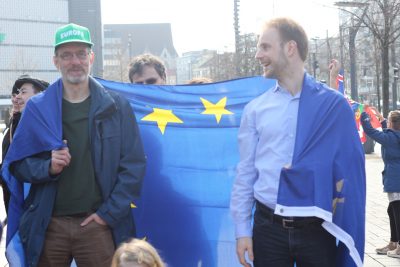 Jochen Sauer und Tilmann Krösche bei Pulse of Europe Braunschweig