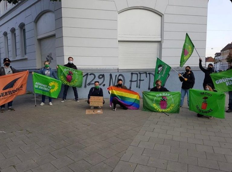 GRÜNE JUGEND Niedersachsen und Bündnis’90/DIE GRÜNEN Braunschweig verurteilen den Einsatz von Hunden und Pfefferspray bei der Demo gegen den AfD Landesparteitag