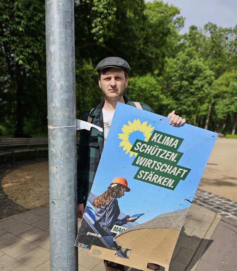 Grüne bitten um Meldung von zerstörten Wahlplakaten in Braunschweig